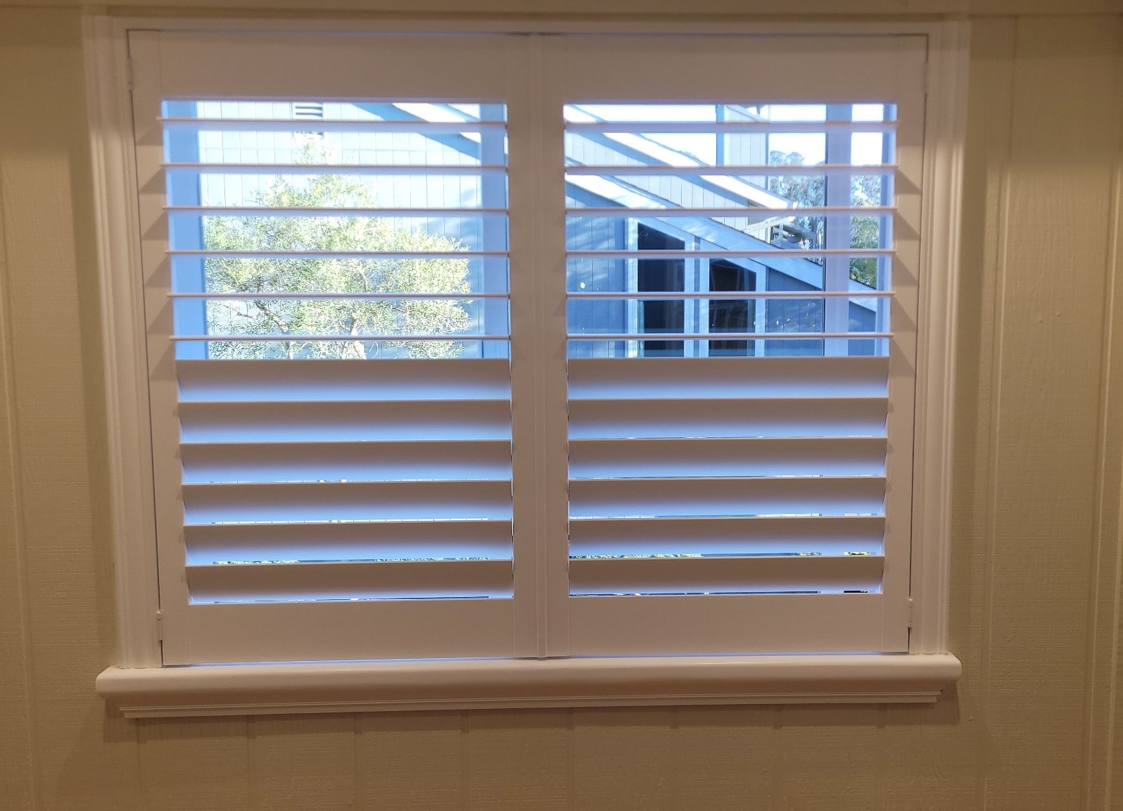 Professional shutter installation